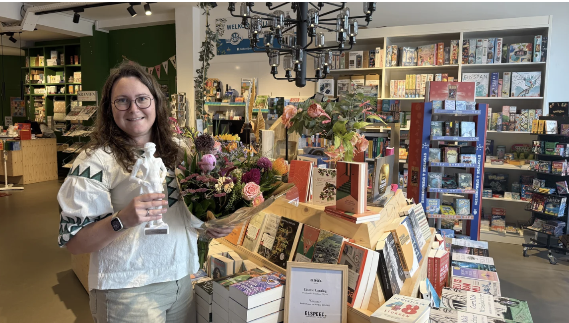 Lisette Lanting - Roodbeen boekhandel van het jaar